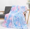 Kids Dekens Tie Dye Fuzzy Throw Deken Dubbellaags Shaggy Dekens Slaapkamer Tapijt Beddengoed Sofa Cover 5 Designs Sea Shipping Das407