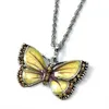 Pendentif papillon bijoux papillon collier de personnalité dames collier papillon en cristal