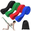 Set da allenamento con fascia di resistenza in tessuto lungo Fasce elastiche pull up antiscivolo per palestra Fitness Yoga Pilates Squat Esercizio Home Trainer H1026