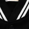 Ankomst Bomber Jacka Män Rib Sleeve Bomull Casual Baseball Uniform Collar Coat Star Höst och Vinter Spliced ​​Short 210819