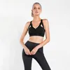 Gym Abbigliamento Abbigliamento Contrasto Colore Yoga Bra Per Le Donne Formazione Imbottito Palestra Sport sportivi Shakeproof Underwear The Back Cross