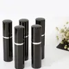 Refill Bottle Black Color 5ml 10ml Mini Portable Refillable Atomizer Spray Bottles Empty Cosmetic Containers Bottles Storage RRE10350