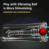 NXY Adult toys Male Masturbator Cup Vacuum Sucking with Vibrating Ball Sex Blowjob Transparent Rubber Vagina Toys for Men 1204