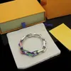 2021ss Nouveau bracelet en chaîne de bambou cuit créé par le cyberpunk cubain et créé par des amateurs de hip-hop Macarons Accessoires de mode européens et américains pour hommes et femmes