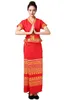 アジア太平洋女性の服タイインドスタイルの伝統的な着用夏の女性のドレスフェスティバルヴェスティドレディエレガントなアジア民族衣装