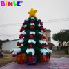 8m riesiger aufblasbarer Weihnachtsbaum für Outdoor-Event-Dekoration, Neujahrsparty-Ideen