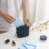 Sacs de tampons sanitaires multifonctionnels portables Mini Pu Imperposez-vous réutilisable Sac cosmétique Femmes Cas d'organisateurs de maquillage à lèvres