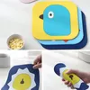 Silicone Tableware Insulation Mat Coaster Cup Cartoon Pad Heat-insulated Bowl Placemat Home Decor Desktop 12 styles