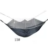 15 Colors 260*140cm Hammock With Mosquito Net Outdoor Parachute Hammocks Field Camping Tent Garden Camping Swing Hanging Bed ZC819