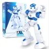 Robots électroniques Robot télécommandé multi-fonction USB charge jouet pour enfants Robot RC dansera figurine d'action geste Sens