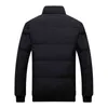 Jaqueta de moda masculina beber jaqueta inverno aquecer zíper embalado luz embaixo casaco y1103