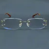 2022 Fabrik Großhandel Hohe Qualität Transparente Brillen Herren Optische Rahmen Luxus Auge Glas Große Klare Brillen Rahmen