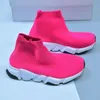 Kids Designer Shoes Fashion Baby Children Sport Running Snekers High Quality Breathable Knitted Antiskid Leisure Socks Shoe 11Colors size 24-35
