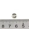 500pcs antika silverlegering spacer pärlor för smycken gör, stort hål 5.5mm fynd armband halsband DIY Tillbehör D-103