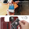 For Iphone Phone Cases Protective Cover Case Dual Buckle Solid Color Pu Leather With Card Slots 13 12 11 Pro Max Xr Xs X 7 8 Plus