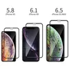 Protecteur d'écran en verre trempé à couverture complète 9H pour iPhone 13 Pro Max 12 11 XR XS LG Stylo 7 K53 Moto G30 G10 E61 Samsung A02S A32