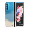 Rainbow Star Point Drill TPU Телефонные чехлы складной Дизайн Дворцовости Touch Удароженность Анти-царапинка Полное тело для Samsung Galaxy Z Flip3 Zold3 Чехол Чехол