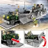 Sembo Block LCM3 Landing Ship and Tank WW2 Army Building Blocks Military Bricks With 6 Soldier Figure Constructor Toys for Kids X0902