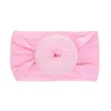 Bébé fille enfants noeud rond bandeaux large élastique bandeau bandeau filles infantile enfant en bas âge Turban cheveux accessoires Photo accessoires