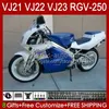 Body For SUZUKI RGVT RGV 250CC 250 CC RGV250 SAPC VJ22 RVG250 VJ 22 20HC.92 blue good RGV-250 Panel 90 91 92 93 94 95 96 RGVT-250 1990 1991 1992 1993 1994 1995 1996 Fairing