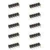 100 pièces 4 broches 5 broches aiguille led RGB RGBW connecteur adaptateur Type mâle Double Insert pour rgbRGBW 5050 3528 2835 LED accessoires de lumière de bande