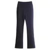 Pantaloni da donna a vita alta elastici Plus Size 4XL Pantaloni da lavoro da ufficio da donna Stretch Velluto caldo femminile Nero Blu Rosso 210915