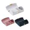 Bolsas de joyería Bolsas Caja de joyería arqueada Organizador para collar Pendientes Pulseras Anillos Estuche de almacenamiento de terciopelo Women227h