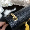 2021 Die Marke Mode Frauen Tasche einzelne Schulter sein Paket Kette Quaste Mini Handtaschen Krokodil Muster Taschen Handtasche