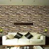 Fondos de pantalla 3D Papel tapiz Ladrillo PVC Impermeable Autoadhesivo Etiqueta de la pared removible Sala de estar Dormitorio Niños Decoración del hogar Papeles