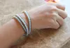 Tennis KELITCH Leather Strand Stone Beads Wrap Bracelets For Women Chains Trendy Jewelry Decorations Girls