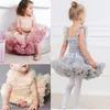 Tutu klänning baby flickor klänning öppning ceremoni kläder tutu parti elegant bröllop födelsedag bär tjejer prinsessa klänning kid vestidos q0716