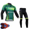 2021 EUROPCRA équipe Maillot Cycliste 9D Gel Pantalon costume Séchage Rapide Hommes Pro Manches Longues Vélo Ouftits Vélo Sport Uniforme S21033019