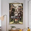 Attacco a Titan Levi Rivaille Rival Ackerman Anime Poster Tela Painting Decor Wall Art Art Art Decor decorazioni per la casa Y0927238S