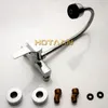 Mosiądz Chrome Taps do zlewu Kitchen Tap Dual Hole Wall Mikser Kran Torneira Cozinha YT6030 211108