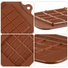 Silikon Break Apart Chocolate Mould-godisprotein och Engery Bar Sweet Moluds Dh5857