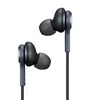 Hörlurar mikrofon för Samsung Galaxy S8 S9 S10 3,5 mm hörlurar öronproppar