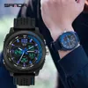 Sanda Marka męska Moda Sports Watch Męska LED Wodoodporna Digital Watch G Dorywczo Wibracja Wojskowy Watch Relogio Masculino X0524