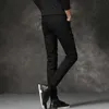 Nouveau printemps et automne jeans pantalons noirs pour hommes pantalons décontractés coréens pantalons serrés hommes jeans pantalons cargo hommes street wear goth vêtements x0621