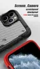 Carbon Fiber Shockproof Cases For iPhone 12 11 Pro Max XS XR X 6 7 8 Plus SE S20 With Lanyard