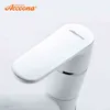 Accoona Kök Kran Polerat Spray Färg Singelhandtag Swivel Spout Fartyg Sink Mixer Tap Zinc Alloy Kök Kranar A4166 211108