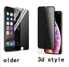 3D Privacy Black Screen Protector für iPhone 15 X XS 11 12 13 14 Pro Max Mini 11 Pro 7 8 Anti Spy Tempered Glass