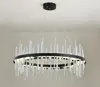 Postmodern LED-ljuskrona Vardagsrum Dining Pendant Lampor Sovrum Hängande lampa Enkel kreativ aluminium Lyxbelysning