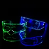 Partyzubehör LED-Brille Kreative Blitzleuchtbrille LED-Lichtbrille Zukunftstechnologie Brille Bar BlitzbrilleZC212