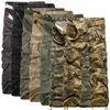 Streetwear Herren Cargo Hosen Khaki Militär Männer Hosen Casual Baumwolle Taktische Hosen Männer Große Größe Multi-Pocket Pantalon Homme y0927