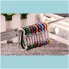 CARABINRES SPORTS SPORTS SPORTS EXTÉRIEURS MARABINER Bague porte-clés Chaînes de clips de sport en plein air Snap Clip Clip Keychain Aluminium Pratique Hiki pratique Hiki