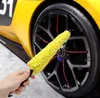 車の車輪の洗浄ブラシのプラスチックハンドル車のクリーニングの輪のタイヤ洗い洗いブラシの自動スクラブの車洗浄スポンジツールCCA6842