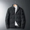 4XL 5XL 6XL 7XL 8XL Heren Business Casual Stand-Collar Down Jacket Winter Classic Merk Kleding Dikke Warme Mode Donsjack 210819