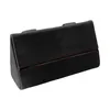 Bilarrangör E9LF Turn Läder Solglasögon Clip Storage Case Solglasögonhållare direkt Clamp257E