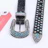 Belts Black For Gothic Rhinestone Men Luxury Crystal Studded Women In Pu Leather Jeans Decorative Strap Ceinture Homme