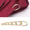 Bag Parts & Accessories 5Pcs Round O Ring Circle Spring Snap For DIY Keyring Hook Buckle Purse Dog Chain Clasp Clip Metal Bags